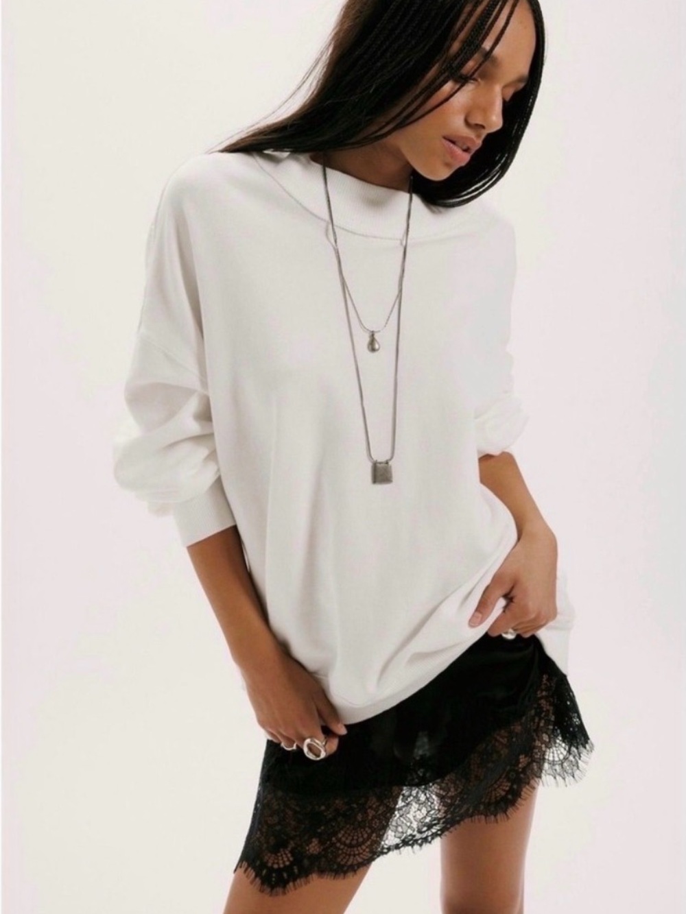 We The Free Camden Sweatshirt White Small